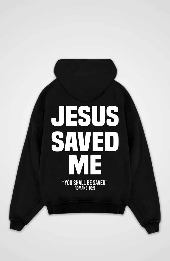 Jesus saved me Oversized Hoodie
