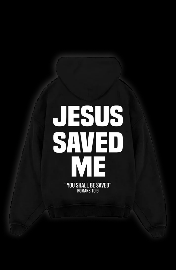 Jesus saved me Oversized Hoodie