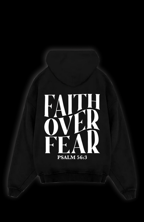 Faith over Fear Oversized Hoodie