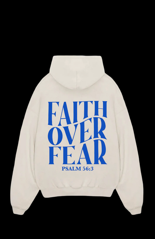 Faith over Fear Oversized Hoodie
