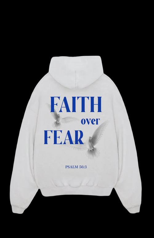 Faith over Fear Oversized Hoodie