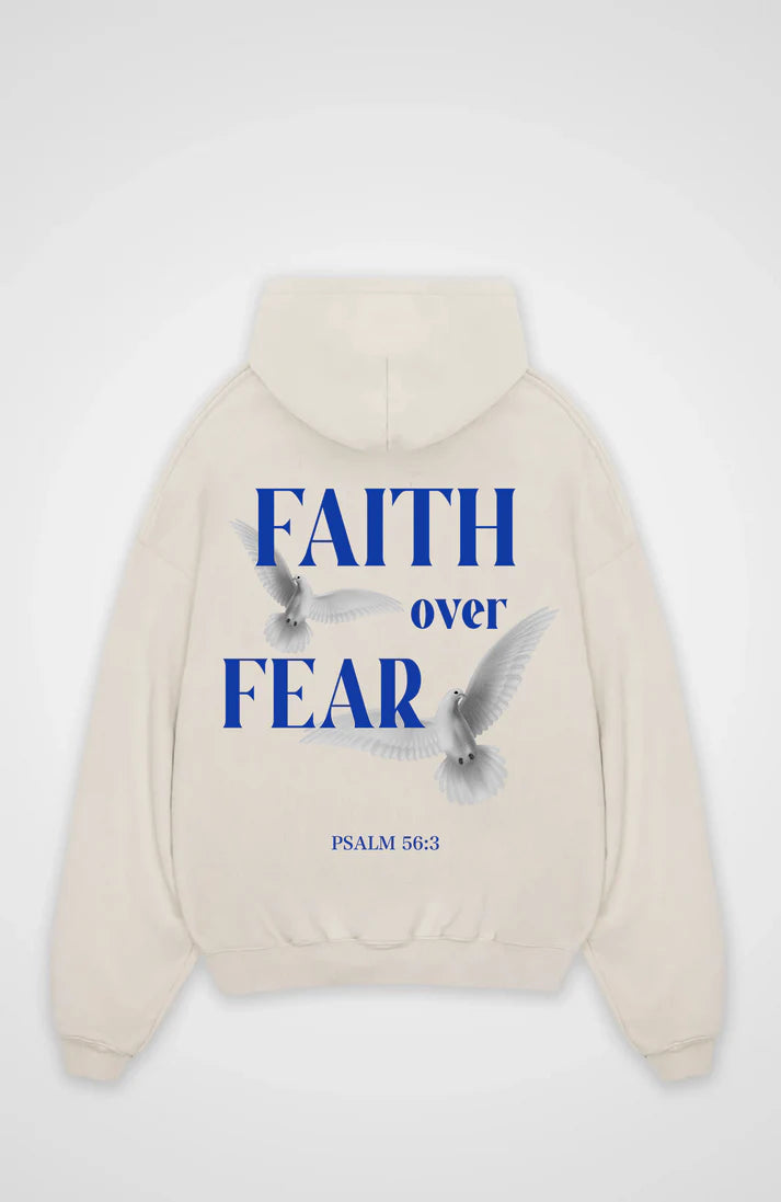 Faith over Fear Oversized Hoodie