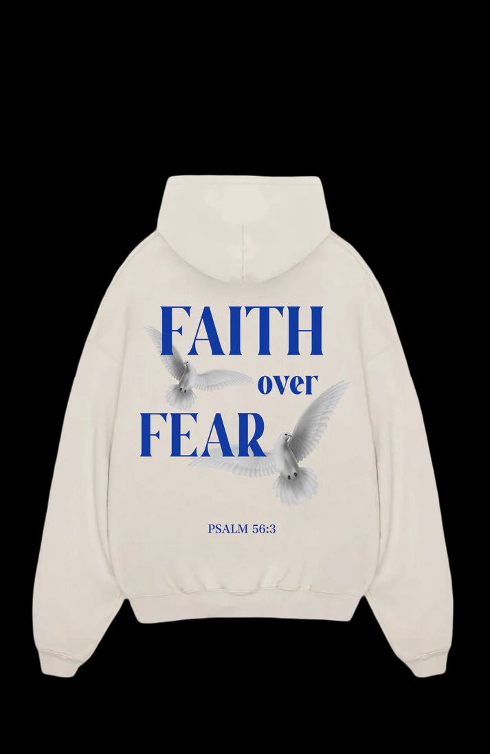 Faith over Fear Oversized Hoodie