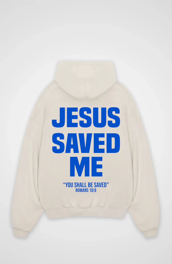 Jesus saved me Oversized Hoodie