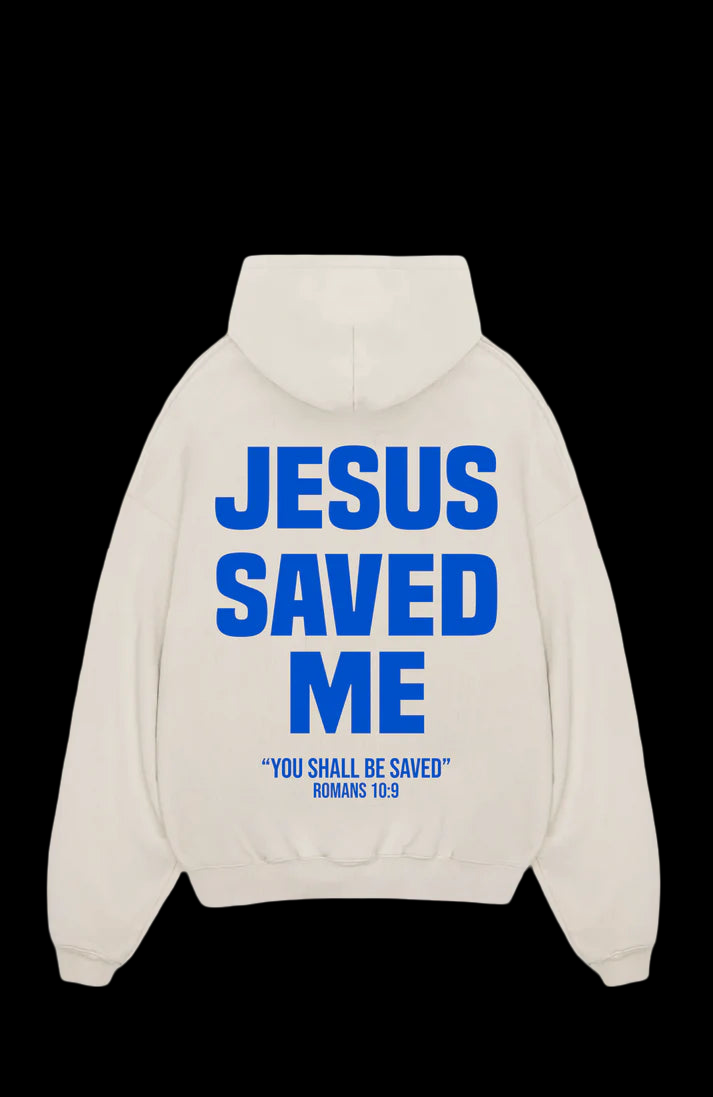 Jesus saved me Oversized Hoodie